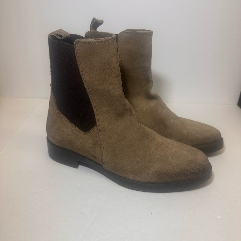 Emanuele Crasto Chelsea boots‎ in beige suede 39/US8 NWT